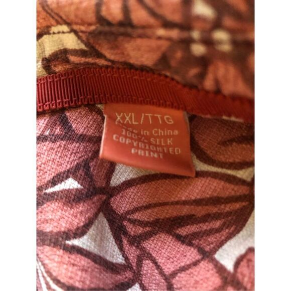 Tommy Bahama Silk  Short Sleeve Button Up Hawaiian Shirt Size XXL - Picture 9 of 9